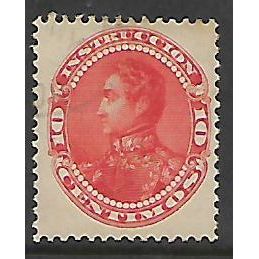 VENEZUELA 1901 SIMON BOLIVAR 10c RED SG 228 FINE USED