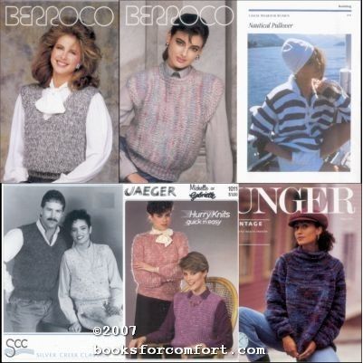 Knit Sweaters, 6 Pamphlets