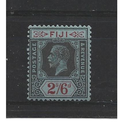 Fiji.SG240 2s 6d Black and Red/Blue.Mounted Mint.May24a