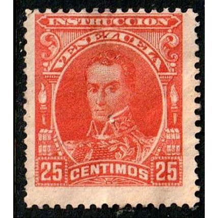 Venezuela 1904 General Bolivar 24c Used Stamp Instruccion