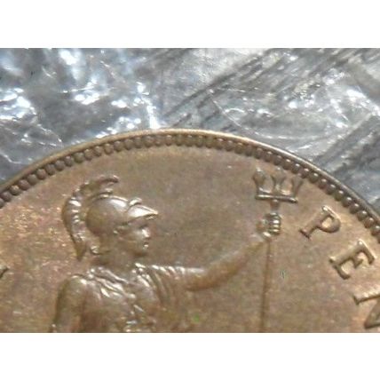 1934 George V half-penny.