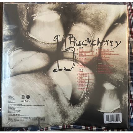 BUCKCHERRY 15 DOUBLE ALBUM CLEAR SMOKE VINYL SIGNED LTD EDITION RECORD LP