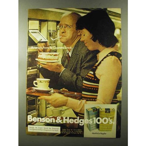 1973 Benson & Hedges Cigarettes Ad - Favorite Break