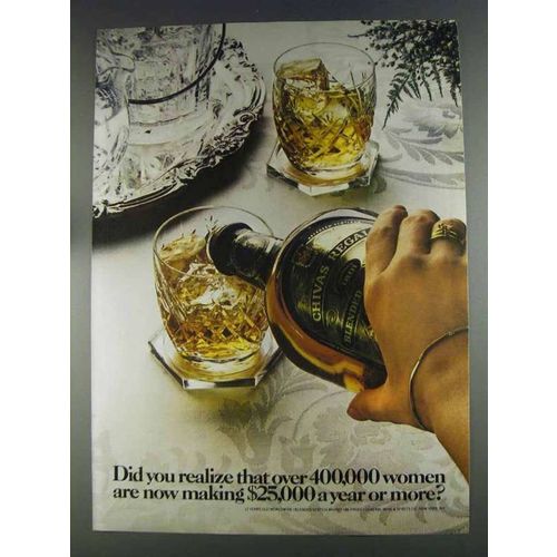 1980 Chivas Regal Scotch Ad - Women Making More