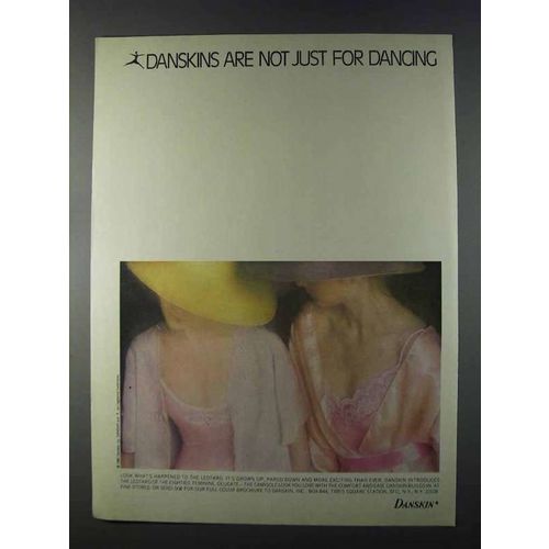 1980 Danskin Leotard Ad - Not Just For Dancing