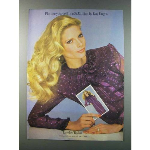 1981 St. Gillian by Kay Unger Fashion Ad