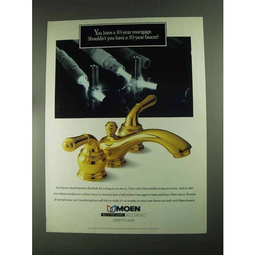 1994 Moen Faucets Ad - Have 30-year Mortgage