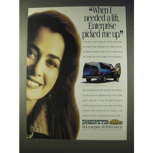 1994 Enterprise Rent-A-Car Ad - I Needed a Lift