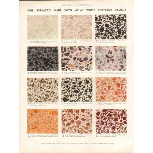 universal atlas cement company 1938 terrazzo portland vintage catalog