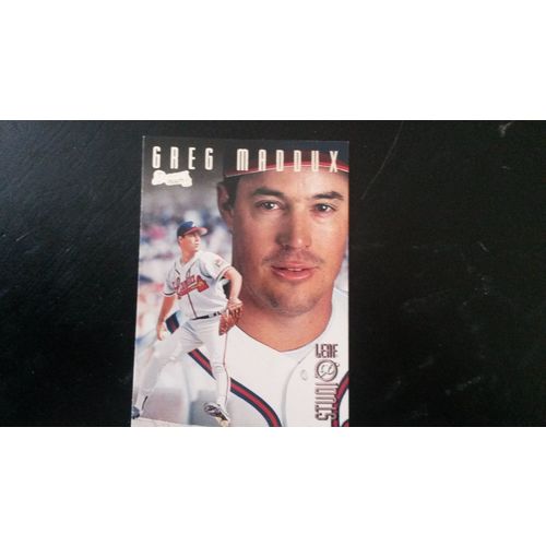 1996 Leaf Studio Card # 018 Greg Maddux Excellent (5) Atlanta Braves