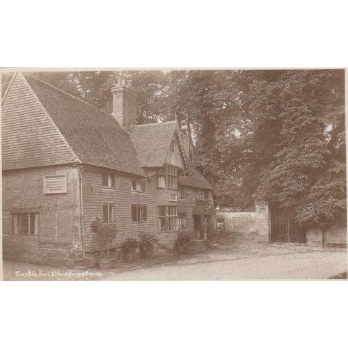 Castle Inn Chiddingstone Kent Postcard (KEN77443)