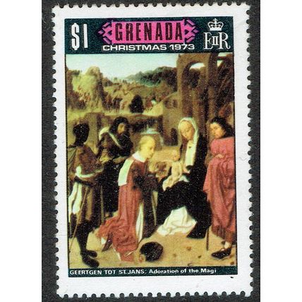 Grenada 1973 Christmas $1 Multicoloured SG592 MM