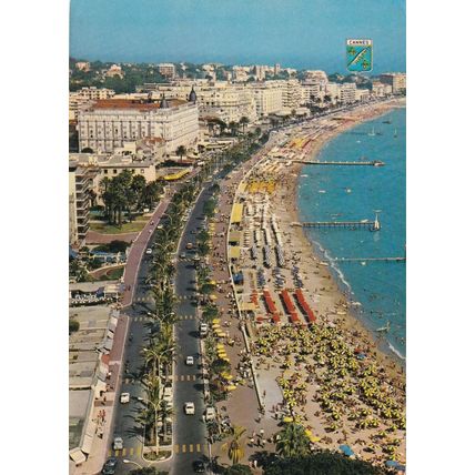 Cannes la Croisette Cote D'Azur France Postcard used VGC