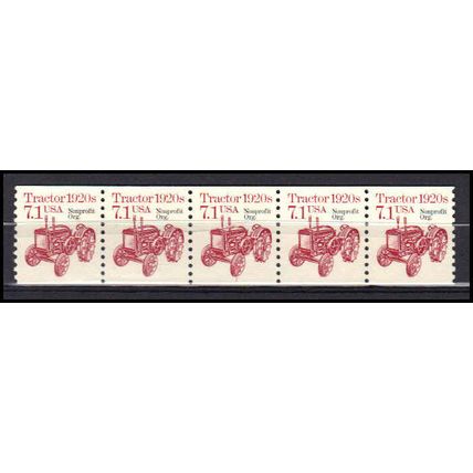 2127a 7.1c Tractor Fine MNH Dry Gum PNC 1/5 AA0332