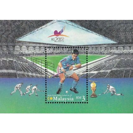 10th Men's Hockey World Cup 2002 Malaysia Games Sports (ms) MNH