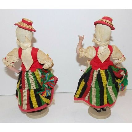 Muneca Artesania Beibi Vintage Doll Made In Spain Set Of 2