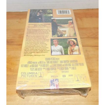 Sense and Sensibility VHS Tape 1996 New Sealed