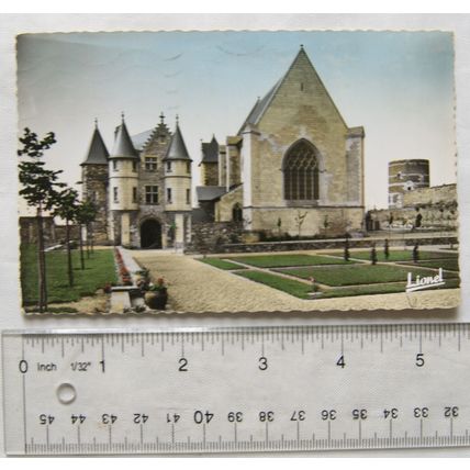 1957 Postcard Le Chatelet et la Chapelle, Angers, France