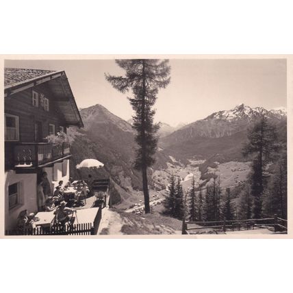 Edelweisshutte Austria Old Postcard