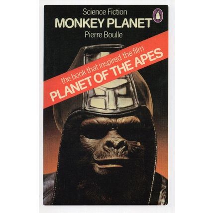 Monkey Planet Of The Apes 1975 Pierre Boulle Book Postcard