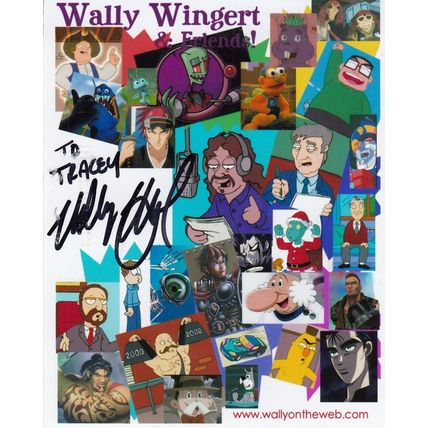 Wally Wingert Batman The Ridder Voice Hand Signed Photo