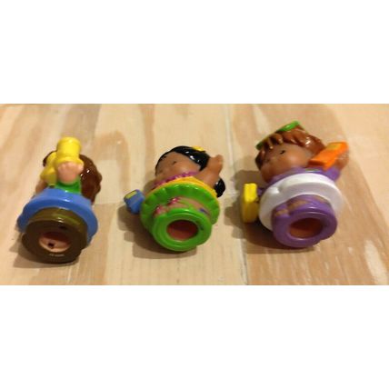 Mattel Fisher Price 2008 Tourist Lot of 3 Little People