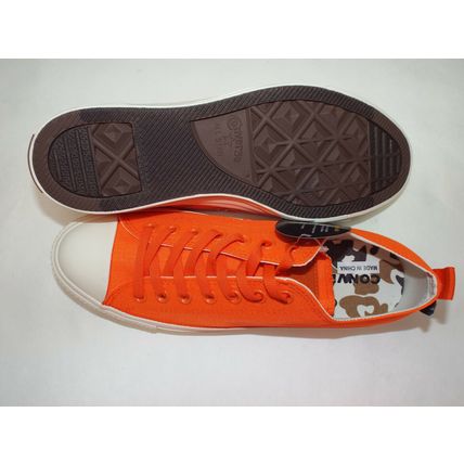 New Mens 9.5 Converse CTAS OX Bold Manda Blaze Orange $65 161435F Womens 11.5