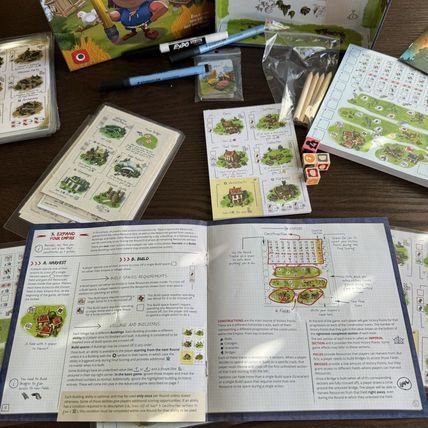 Portal Games Imperial Settlers: Roll and Write Laminated Essen Rare Expansions