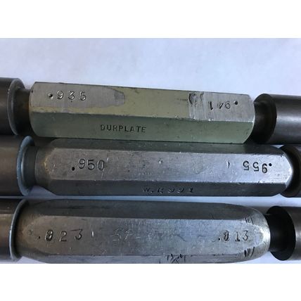 LOT THE PIPE MACHINERY GO NO GO PLUG GAGE .923,.913,.935,.941,.955,.950,SA
