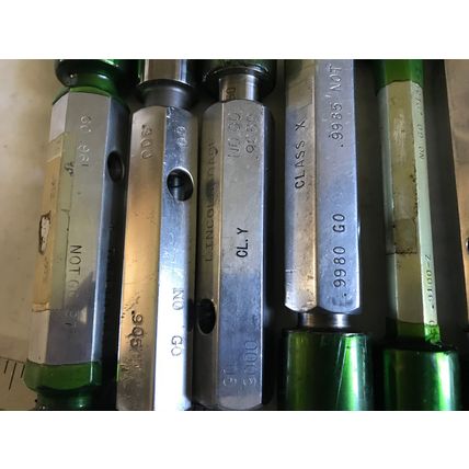 LOT PLUG GAGE GO NOGO VAN KEUREN .9000,9050,910,920,9100,9150,946,9980,90  50,ES