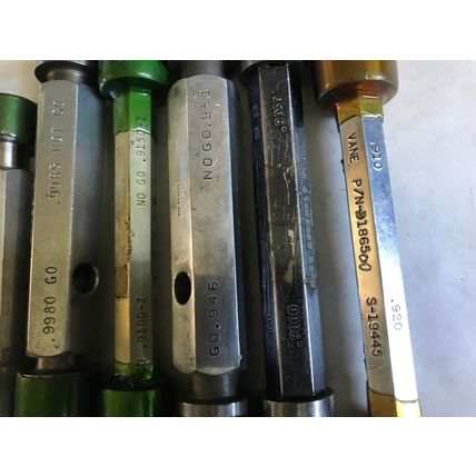 LOT PLUG GAGE GO NOGO VAN KEUREN .9000,9050,910,920,9100,9150,946,9980,90  50,ES