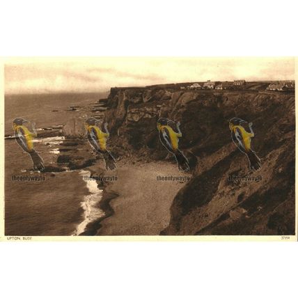 Upton, Bude, Cornwall, 27154 Wartime PM Message Postcard, 1940s