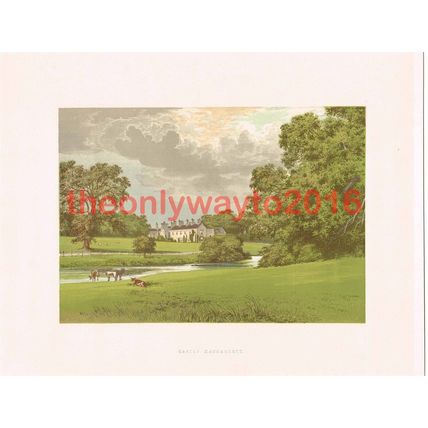 Castle MacGarrett, Nr Ballindine, Co Mayo, Ireland, Book Illustration, c1880