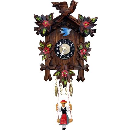 0126-6SQ - Engstler Battery-operated Clock - Mini Size with Music/Chimes - 6....