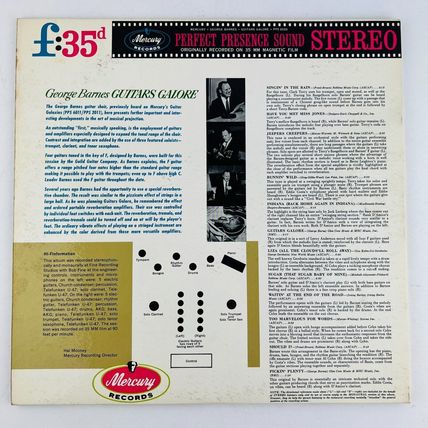George Barnes – Guitars Galore Vinyl LP Record Album PPS-6020