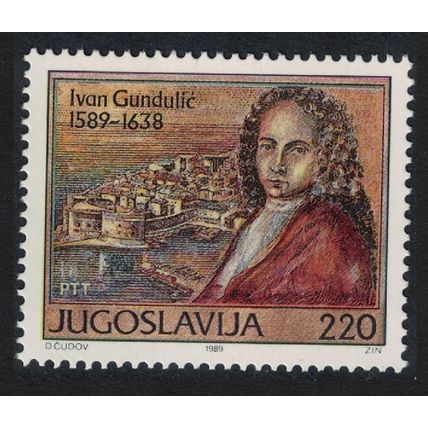 Yugoslavia 400th Birth Anniversary of Ivan Gundulic poet 1989 MNH SG#2510