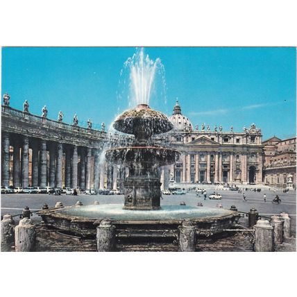 Roma Basilica S Pietro Italy Postcard unused VGC
