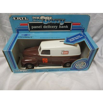 ERTL Toys'50 Chevy Danish Baker Panel Delivery Truck Bank Locking Bank