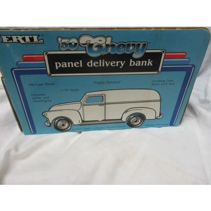 ERTL Toys'50 Chevy Danish Baker Panel Delivery Truck Bank Locking Bank