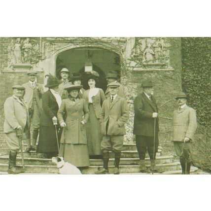 Postcard Sporting Fashion Stoner Park Henley-on-Thames 1911 Hunting - Nostalgia