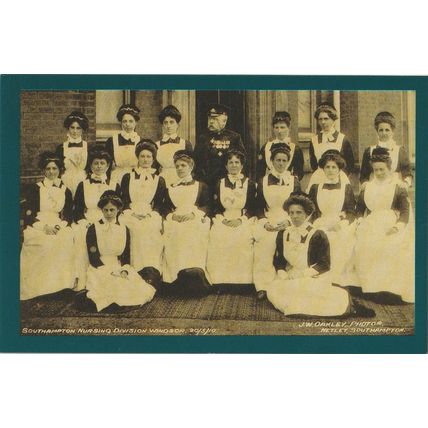 Postcard Southampton Nursing Division WIindsor 1910 Nurse Nurses - Nostalgia