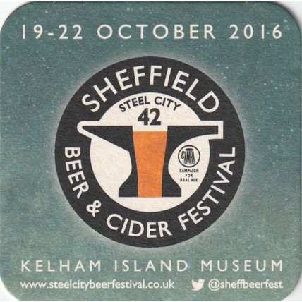 BEER MAT - LOST INDUSTRY BREWING - SHEFFIELD FESTIVAL - (Cat 001) - (2016)