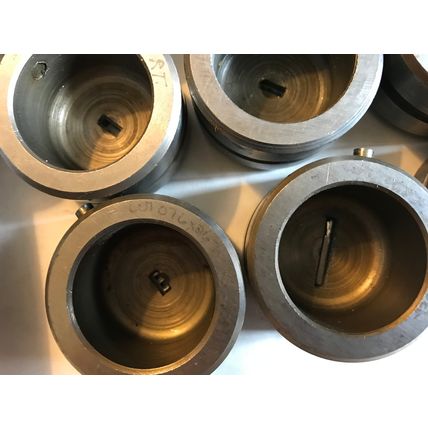 LOT 3 SETS WILSON THIN RECTANGLE PUNCHES & DIES WT .062X.750,.080X.18,.076,AD