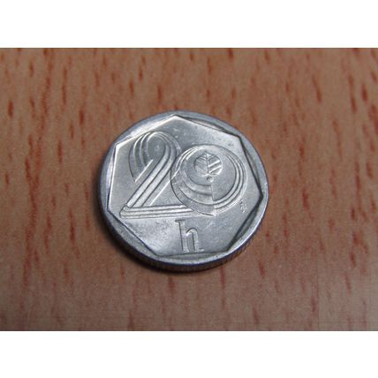 Czechoslovakia Ceska 1996 20 Haleru Coin