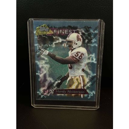 Hardy Nickerson [Refractor w/ Coating] #151 | 1995 Topps Finest Football Trading