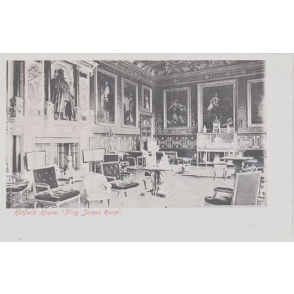 King James Room Hatfield House Hatfield Hertfordshire Postcard (QHER389)