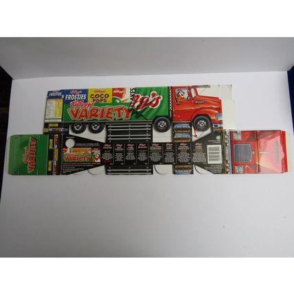 Kellogg`s 2004 Variety Pack Cereal Box Lorry Driver Tony the Tiger