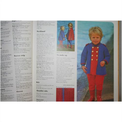 Vintage Crochet Knitting Craft Sewing Pattern Book Golden Hands Hardback