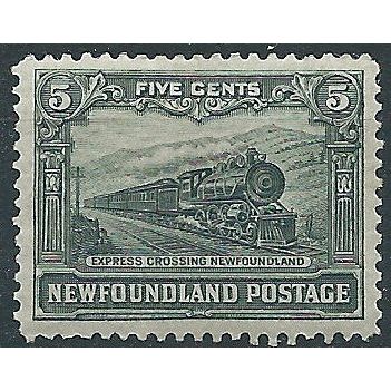 Newfoundland 1928 SG168 5c Slate-Grey Mounted Mint . ..