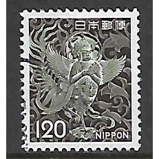 JAPAN 1971 120y BROWN & GREEN SG1238 FINE USED#
